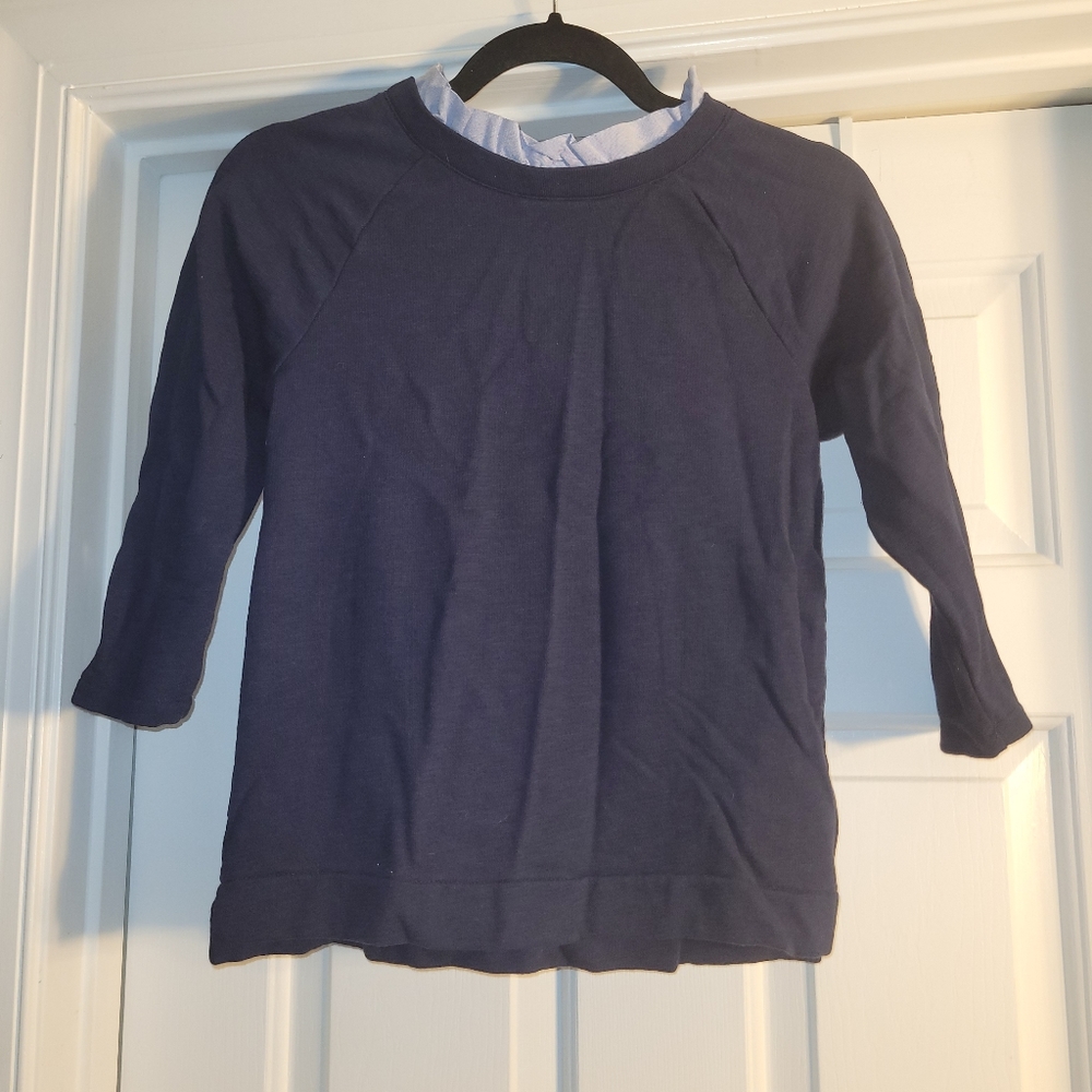 Crewcuts Light weight navy sweatshirt